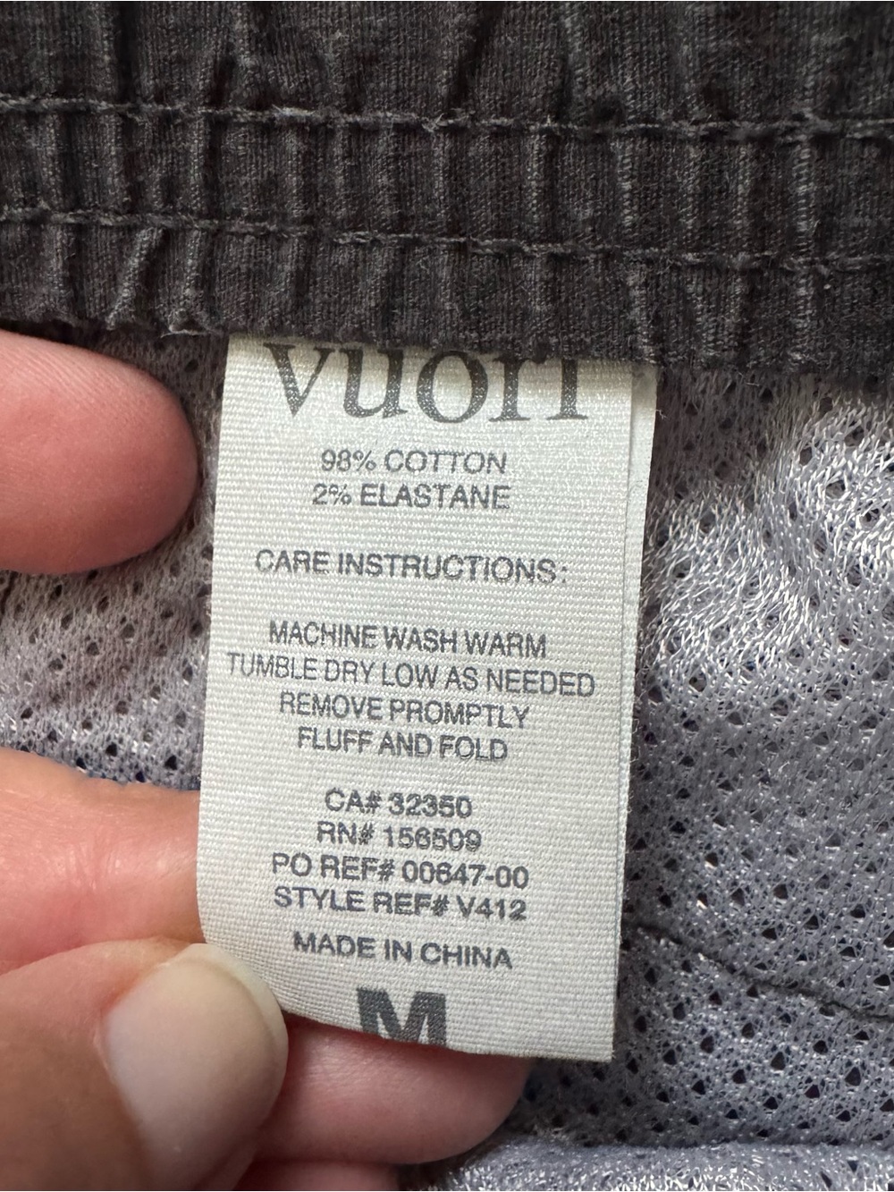 Vuori Size MediumRipstop Climber Pant in True Gray - Picture 3 of 8
